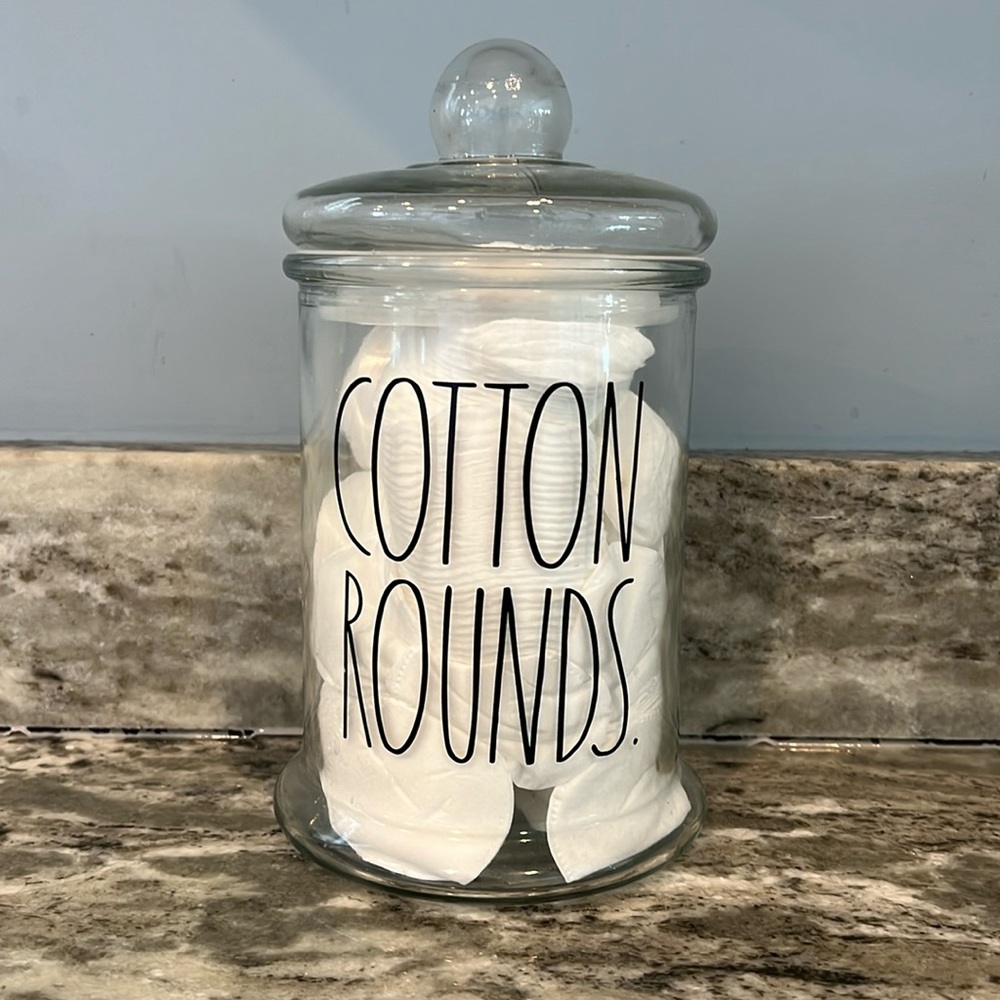 Rae Dunn cotton rounds holder